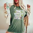 100 Days Of School Matching Studen And Teacher Women's Oversized Comfort T-Shirt Moss