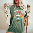 Punk Panda Música Punk Rock Rocker Punker Camiseta extragrande cómoda para mujer Moss