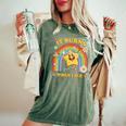 Saying It Burns When I Pee Sarcastic Meme Women's Oversized Comfort T-Shirt Moss