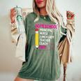 Home-School Mom Homeschooling Mama Mommy Mother Women Women's Oversized Comfort Colors T-Shirt Moss