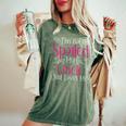 I'm Not Spoiled My Uncle Just Loves Me Niece Girls Women's Oversized Comfort T-Shirt Moss