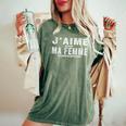 J'aime Quand Ma Me Laisse Aller Chasser Cadeau Humour T-shirt oversize confortable pour femme Moss