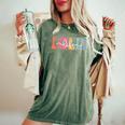 Lolli Life Lolli Grandma Lolli Grandmother Women's Oversized Comfort T-Shirt Moss