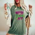 Where Them Vintage Fans At Black Girl For Girls Women's Oversized Comfort T-Shirt Moss