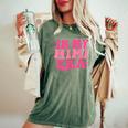 In My Mimi Era Sarcastic Groovy Retro Women's Oversized Comfort T-Shirt Moss