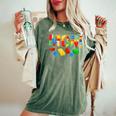 Mom Master Builder Building Blocks Bricks Mother's Day Women's Oversized Comfort T-Shirt Moss