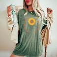Multiple Sclerosis Awareness Sunflower Ms Warrior Support Camiseta extragrande cómoda para mujer Moss