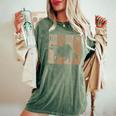 Raccoon Chemistry Women's Oversized T-Shirt - Fun Science Gift Moss