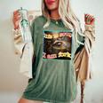 Raccoon Meme Comfort Tee for Women | Ironic & Oversized Fit Moss