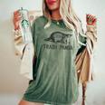 Raccoon Print Women's Grey T-Shirt | Cozy Short Sleeve Casual Moss