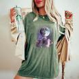 Rats Howling At The Moon Shirt Rat Women's Oversized Comfort Colors T-Shirt Moss
