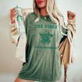 Sarcastic Raccoon Cowboy - Women's Oversized Comfort Colors Tee Moss