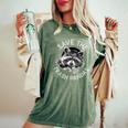Save The Trash Pandas Women’s Oversized T-Shirt | Raccoon Lover Moss