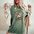 I Can Show You Some Trash Raccoon Possum Raccoon Tee Women's Oversized Comfort Colors T-Shirt Moss