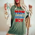Spider Web Birthday Party Mom Of The Birthday Boy Women's Oversized Comfort T-Shirt Moss