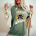 Trash Panda Raccoon Women's T-Shirt - Modern Cartoon Style Moss