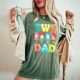 Two Cool Dad Of The Birthday Boy Girl 2nd Bday Popsicle Women's Oversized Comfort Colors T-Shirt Moss