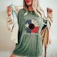 Never Underestimate A Texas Woman Feminist Women's Rights Women's Oversized Comfort Colors T-Shirt Moss