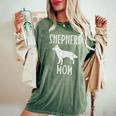 Vintage German Shepherd Mom Dog Owner Shepard Mother Women's Oversized Comfort T-Shirt Moss