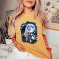 Animal Trio Meme T-Shirt - Women's Oversized Comfort Mustard