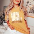 Cookie Dealer Security Cookie Dealer Scout For Girls Women's Oversized Comfort T-Shirt Mustard