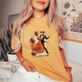 Crâne En Sucre Pour Et Homme Dia De Muertos Catrina Jour Des Morts T-shirt oversize confortable pour femme Mustard