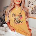 Feral Raccoon Meme - Women's Oversized Summer T-Shirt Mustard