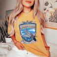 Intage F4 Phantom Ii Avion De Chasse De L'aviation T-shirt oversize confortable pour femme Mustard
