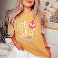 It's A Mother Daughter Trip Cruise Mother Daughter Cruise Women's Oversized Comfort T-Shirt Mustard