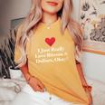 J'aimeraiment Les Bitcoins Et Les Dollars D'accord Trading Amusant T-shirt oversize confortable pour femme Mustard