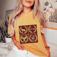 La Historia De Roma La Antigua Roma Camiseta extragrande cómoda para mujer Mustard