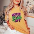 Where Them Vintage Fans At Black Girl For Girls Women's Oversized Comfort T-Shirt Mustard