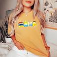 Mama Mom And Dad Birthday Princess Girl Family Matching Women's Oversized Comfort T-Shirt Mustard