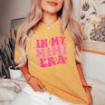 In My Mimi Era Sarcastic Groovy Retro Women's Oversized Comfort T-Shirt Mustard