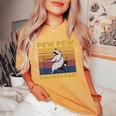 Pew Pew Madafakas Vintage Raccoon Women's Oversized T-Shirt Mustard