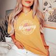 Proud New Mommy It's A Girl Mom To Be 1St Time Mother Women's Oversized Comfort T-Shirt Mustard