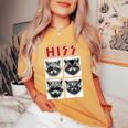 Raccoon Band Concert Oversized T-Shirt for All - Music Lovers Mustard