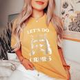Raccoon 'Let's Do Crimes' Unisex Oversized T-Shirt - Cute Animal Theme Mustard