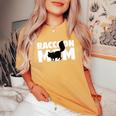Raccoon Mom Women's Oversized Tee | Animal Lover Gift Mustard