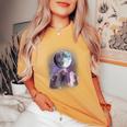 Rats Howling At The Moon Shirt Rat Women's Oversized Comfort Colors T-Shirt Mustard
