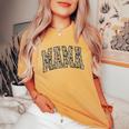 Retro Camo Hunting Mama Old Camo Mom Mother's Day Women's Oversized Comfort T-Shirt Mustard