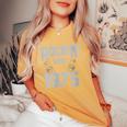 Rockin' Since 1975Intage Rock Music Fan 47 Cumpleaños Cuello Camiseta extragrande cómoda para mujer Mustard