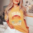 Vintage Raccoon Women's Comfort T-Shirt - Save The Trash Pandas Mustard