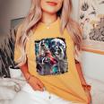 Women’s Comfort Colors Tee - Three Racoon Moon Meme Design Mustard