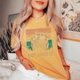 Women's Oversized Comfort Tee - Embrace Street Cat Love Mustard