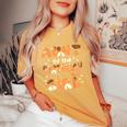 Aunt Of The Birthday Girl Dog Family Party Decorations Women's Oversized Comfort T-Shirt Yam