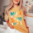 Mom Son Squad Mother Family Women's Oversized Comfort T-Shirt Yam