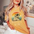 Vintage Chicken Mom Chicken Lovers Mommy Mother's Day Women's Oversized Comfort T-Shirt Yam