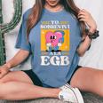 Diseño Divertido Yo Sobreviví A La Egb 80S En Español Cuello Camiseta extragrande cómoda para mujer Blue Jean