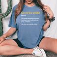 Favorite Child Definition Mom And Dad Middle Child Women's Oversized Comfort T-Shirt Blue Jean